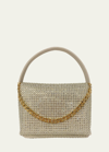 Liselle Kiss Taylor Crystal Top-handle Bag In Gold Crystal