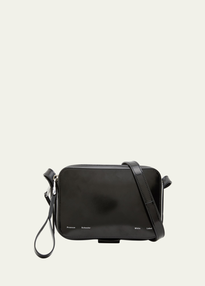 Proenza Schouler White Label Watts Leather Camera Crossbody Bag In Black