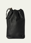 The Row Bourse Phone Case Crossbody Bag In Black