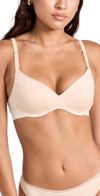 Lively The All-day No-wire Push-up Bra In Toasted Almond/pink