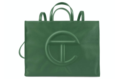 Pre-owned Telfar Shopping Bag Large Leaf