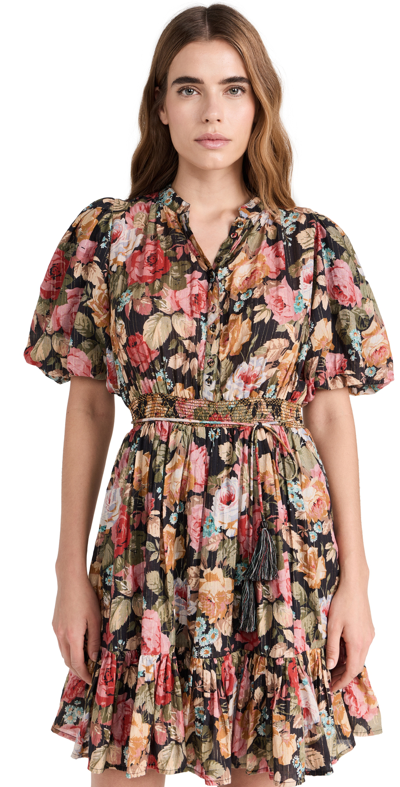 Bytimo Bohemian Mini Dress In Rose Garden