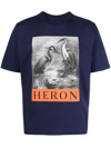 HERON PRESTON HERON BW GRAPHIC-PRINT T-SHIRT