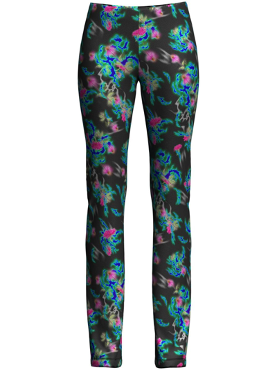 Margherita Maccapani The Panta Jazz Slim Trousers In Black