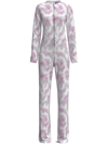 MARGHERITA MACCAPANI VANE GHOST-PRINT FLARED JUMPSUIT