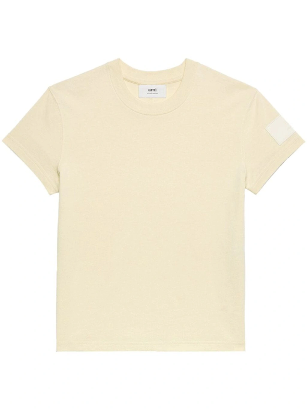 【送料&関税込】Ami Alexandre Mattiussi Cream Cotton Blend C AMI PARIS - ALEXANDRE MATTIUSSI CREAM T-SHIRT – LE LABO STORE
