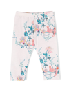 Roberto Cavalli Graphic-print Cotton Leggings In White