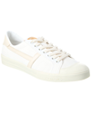 TOM FORD TOM FORD CANVAS & LEATHER SNEAKER