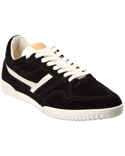 Tom Ford Suede Low Top Trainers In Black