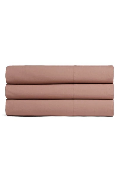 Parachute Linen Fitted Sheet In Clay