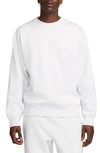Nike Men's Solo Swoosh Fleece Crew In White