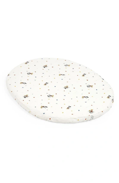 Stokke Sleepi Mini Fitted Sheet Mickey Celebration In White