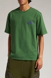 Moncler Genius Moncler X Salehe Bembury Men's Jersey Logo T-shirt In Medium Green