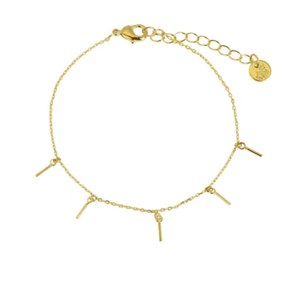 Les Cléias Plaqué Or Gold Marten Bracelet