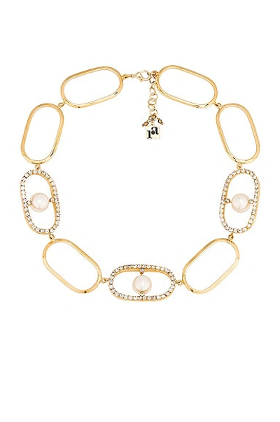 Rosantica Dedica Necklace In Gold & Crystals