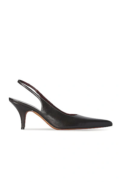 The Row Sling Point Pump In Black