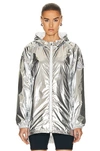 Moncler Silver Jubba Reversible Jacket In Silver