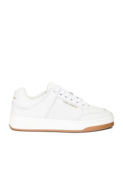 Saint Laurent Sl61 Sneaker In Blanc Optique