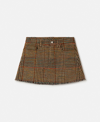 Stella Mccartney Wool Tweed Mini Skirt