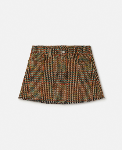 Stella Mccartney Wool Tweed Mini Skirt