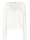 Vince Crochet-trim Linen-blend Cardigan In White