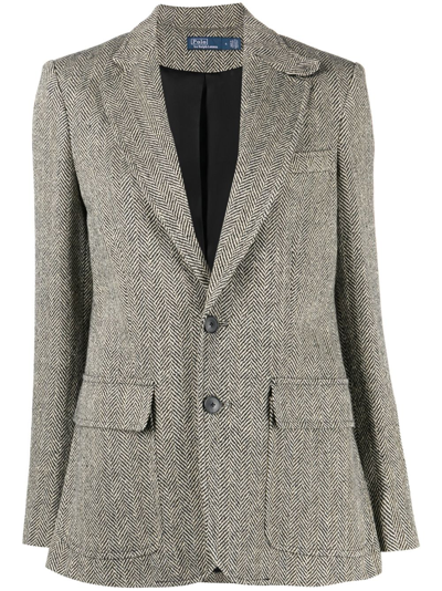 Polo Ralph Lauren Heritage Tailored Blazer In Neutrals