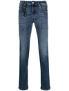 Incotex Tapered-leg Stretch-cotton Jeans In Blue