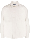 Jacquemus La Chemise Boulanger Cotton Blend Shirt In Neutrals