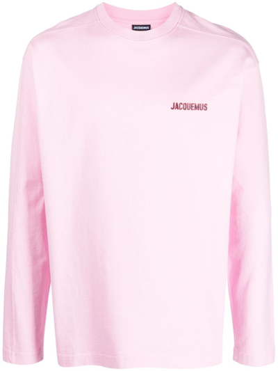 Jacquemus Pink Le Chouchou 'le T-shirt Pavane Manche Longues' Long Sleeve T-shirt