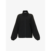 Alexander Wang Coaches Logo-print Shell Jacket In Black