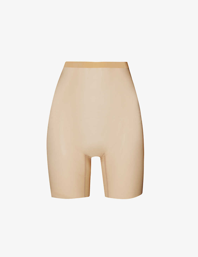 Wolford Tulle Control Shorts In Pink