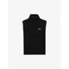 Dolce & Gabbana Logo-plaque Padded Gilet In Black