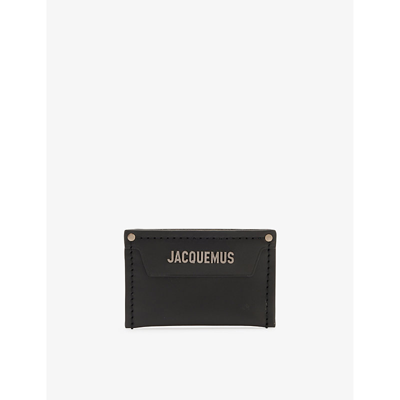 Jacquemus Black 'le Porte Nastrinu' Card Holder In 990 Black