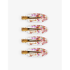 Emi Jay Popstar Hair Clips Set Of Four In Moonbeam