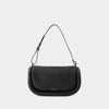 Jw Anderson The Bumper 12 Leather Crossbody In Black