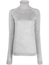 ARMARIUM ARMARIUM WOOL AND CASHMERE BLEND HIGH NECK SWEATER