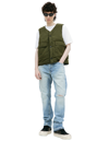 Btfl Khaki Reversible Vest In Khaki