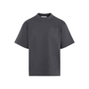 Sacai S Cotton Jersey T-shirt Tshirt In Grey