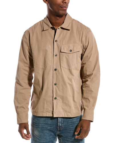 Rag & Bone Flight Paper Shirt Jacket In Brown