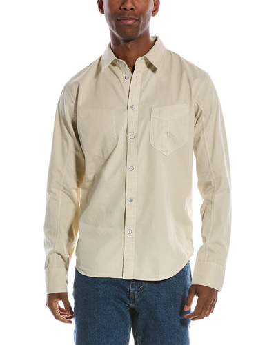 Rag & Bone Garment Dyed Arrow Shirt In Grey