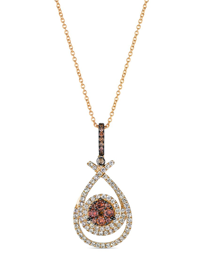 Le Vian ® 14k Honey Gold™ 1.30 Ct. Tw. Diamond Pendant Necklace