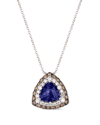 Le Vian 14k Vanilla Gold 1.66 Ct. Tw. Diamond & Tanzanite Pendant Necklace