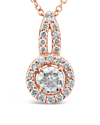 Le Vian 14k Strawberry Gold 0.83 Ct. Tw. Diamond Pendant Necklace