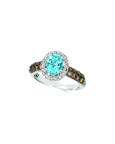 LE VIAN LE VIAN® 14K VANILLA GOLD® 1.88 CT. TW. DIAMOND & BLUE TOPAZ RING