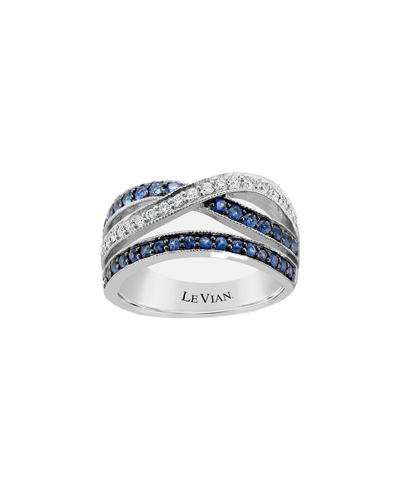Le Vian ® 14k Vanilla Gold® 0.84 Ct. Tw. Diamond & Sapphire Ring