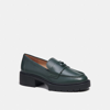 Coach Leah Loafer In Green