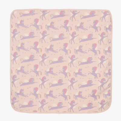 Stella Mccartney Kids Baby Girls Pink Unicorn Blanket (72cm)