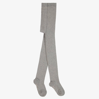 Chloé Kids' Girls Grey Cotton Tights