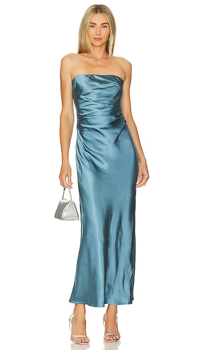 Runaway The Label Kristine Dress In Steel