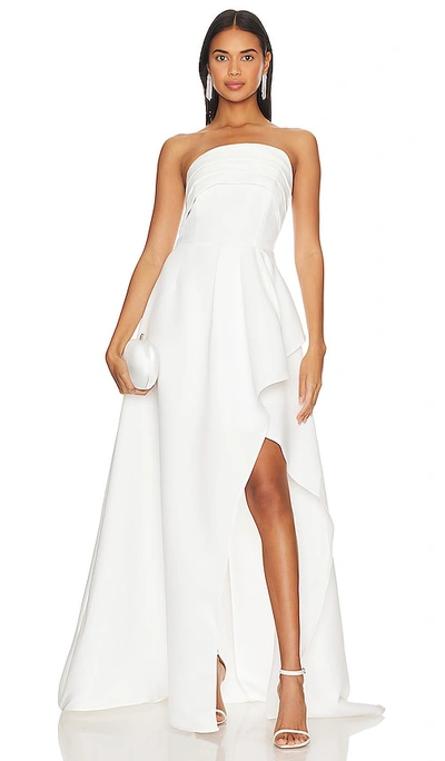 Elliatt Elsing Sheath Gown In Ivory